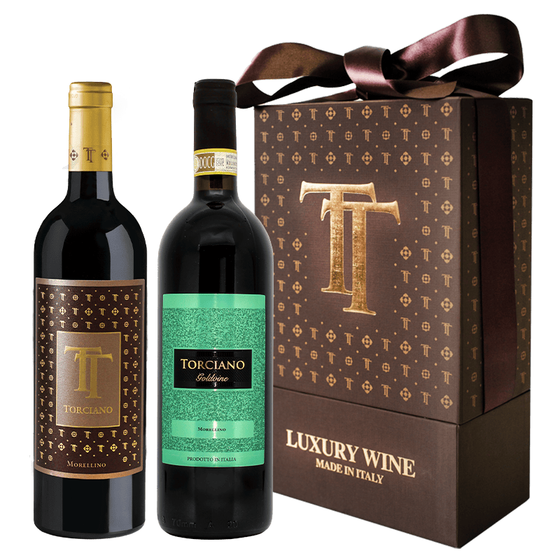 2019 Torciano bottled  Morellino   2 bottles included Cardboard Gift Box